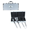 3 Piece Executive Stainless Barbecue Tool Set
